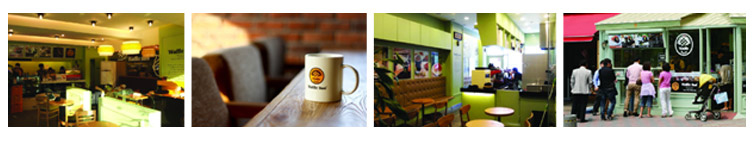 華夫班特咖啡門店熱賣